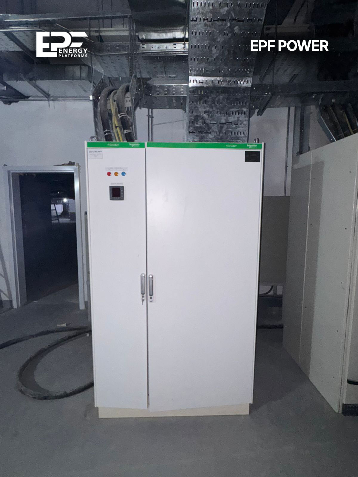 Generator synchronization panel system at Medtown Hospital
