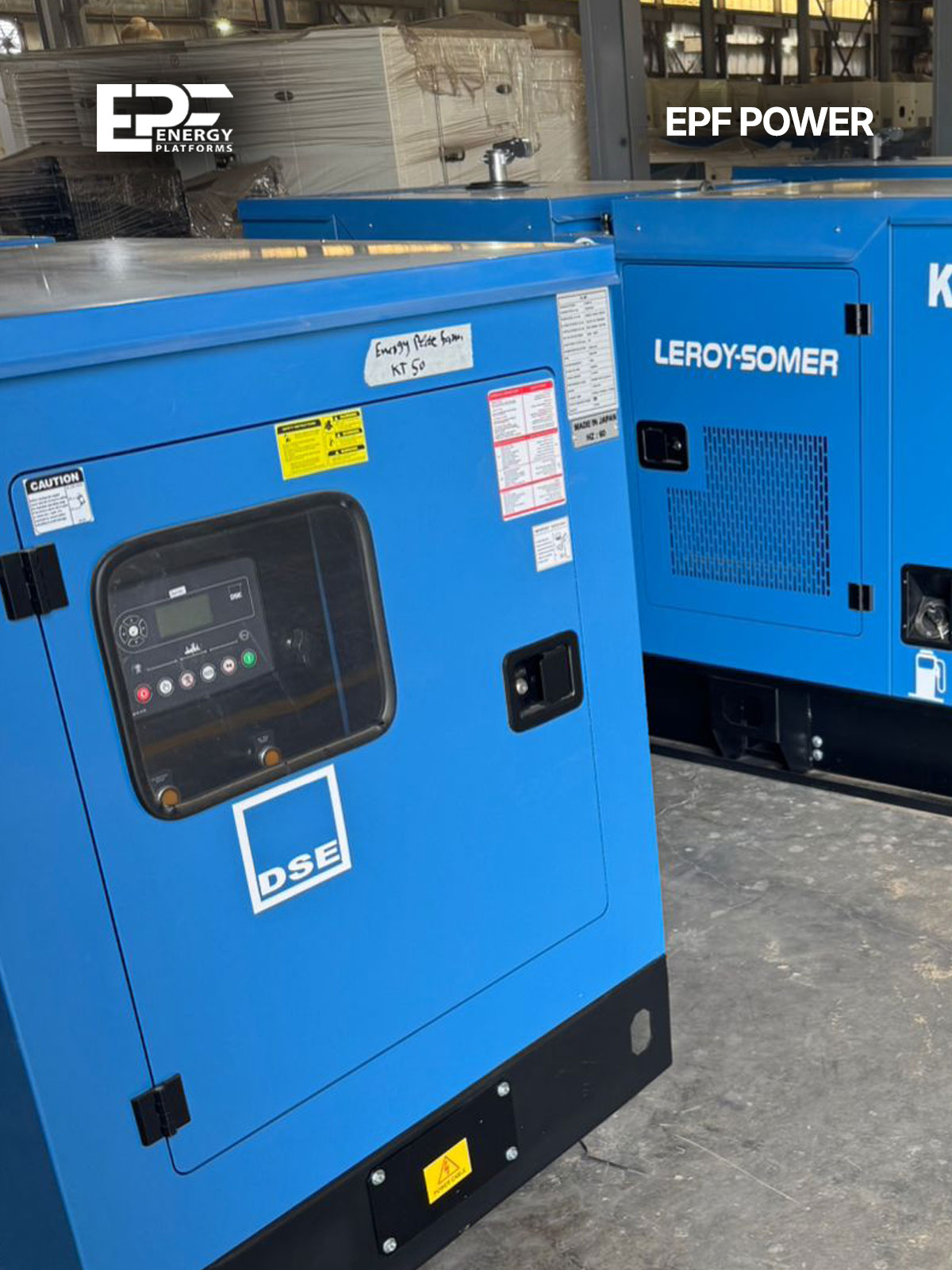 Power generation equipment at the Green Riyadh Project