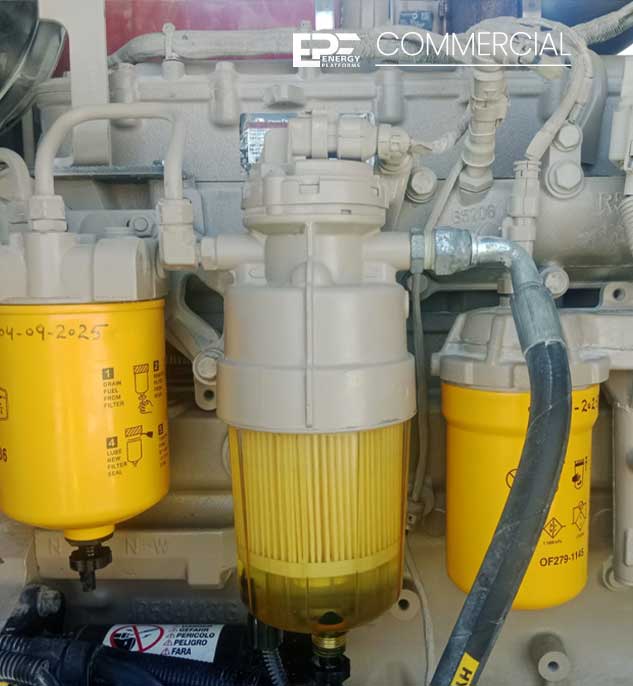 Dual fuel filters Fleetguard FS5887 and Powerguard installed