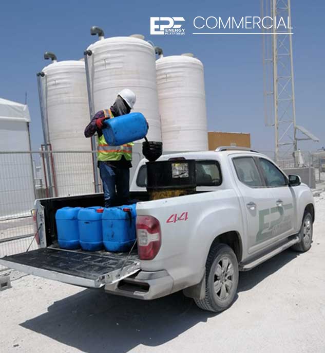 On-site diesel refueling from pickup drums in PPE